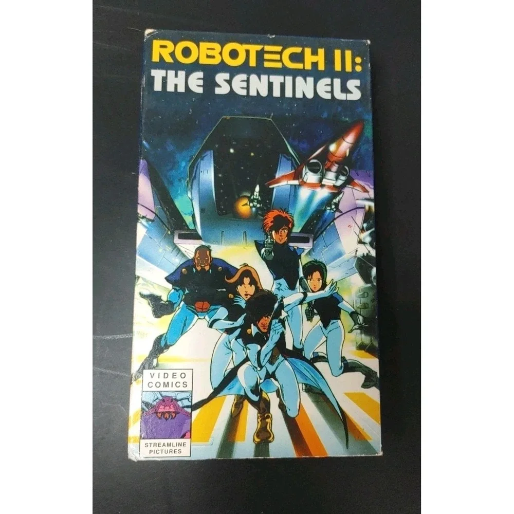 Robotech II: The Sentinels (VHS, 1986) Streamline Pictures Video Comics